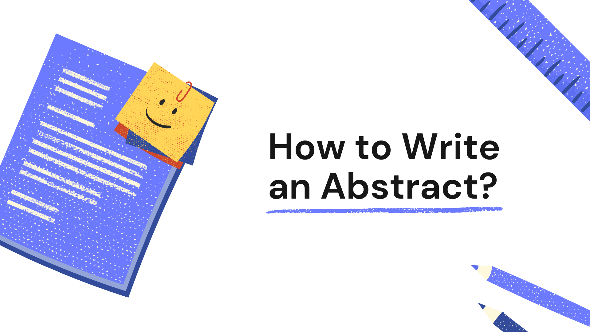 how to write abstract in assignment