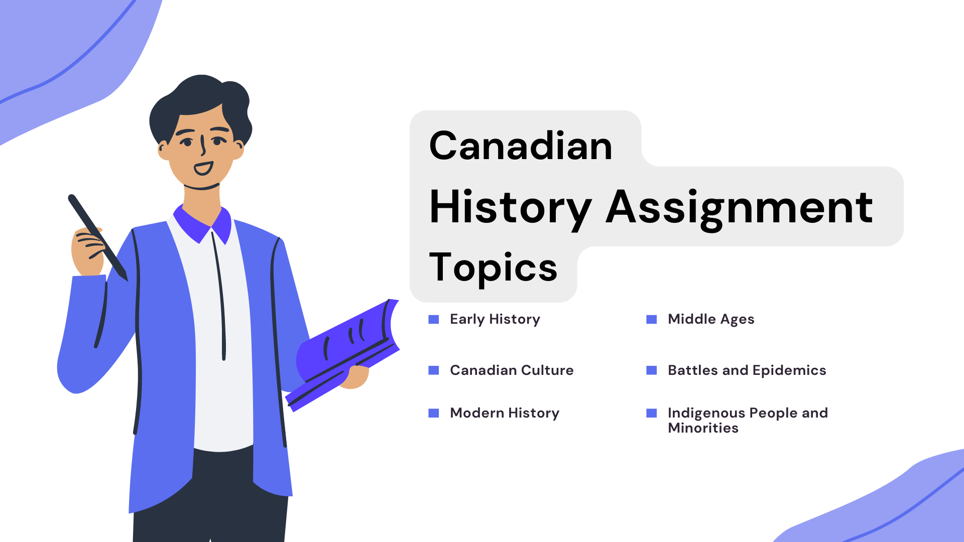 Canadian History Assignment Topics