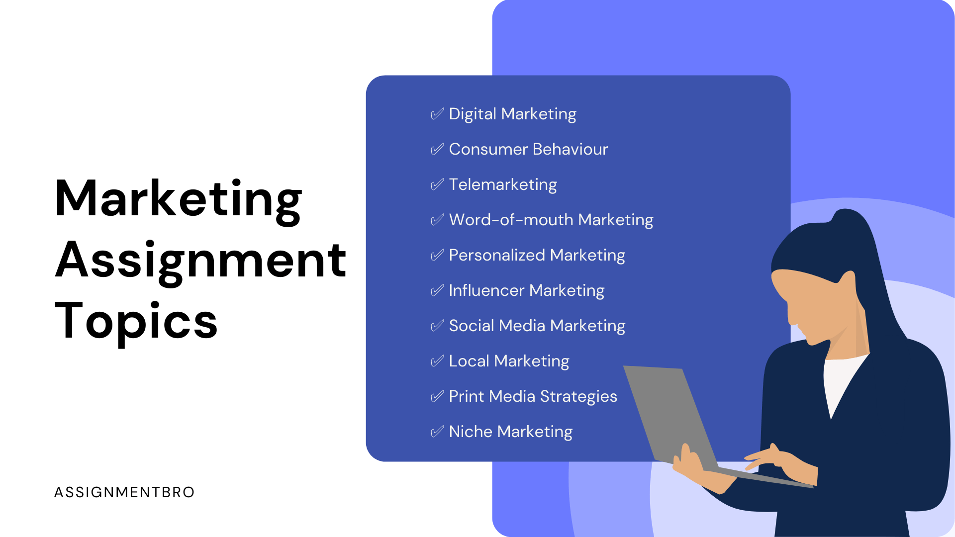 marketing management assignment topics