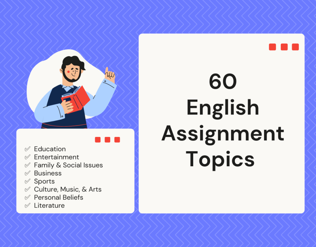 english assignment topics for degree students