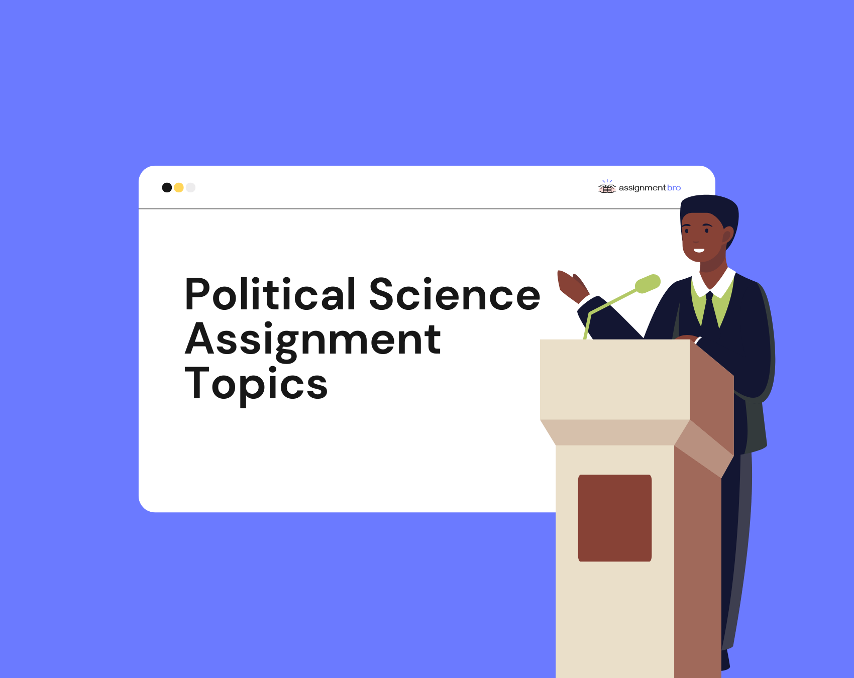 assignment topics for political science